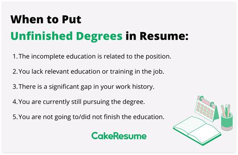 how to put an incomplete degree on a resume|How to Put Unfinished College Degree on Resume in .